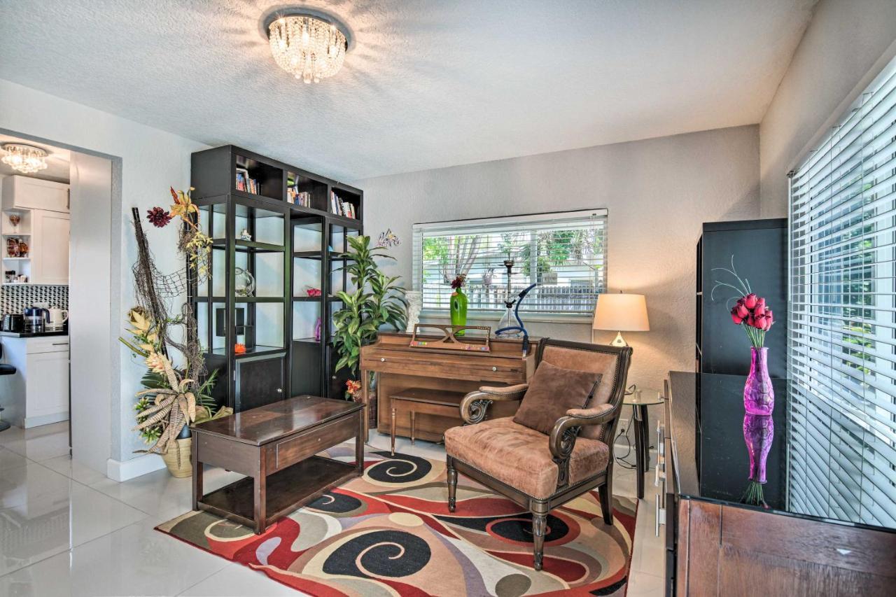 Shady And Eclectic Fort Lauderdale Dwelling With Yard! エクステリア 写真