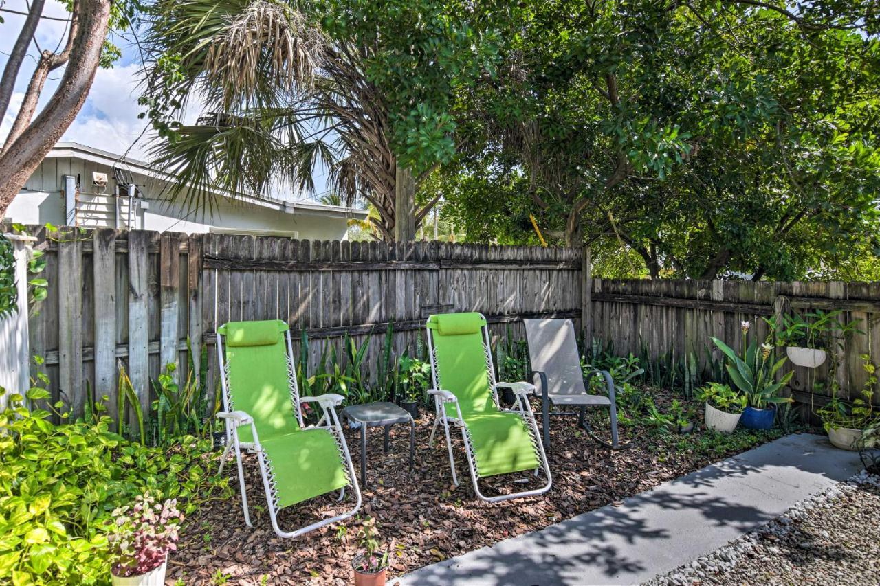 Shady And Eclectic Fort Lauderdale Dwelling With Yard! エクステリア 写真